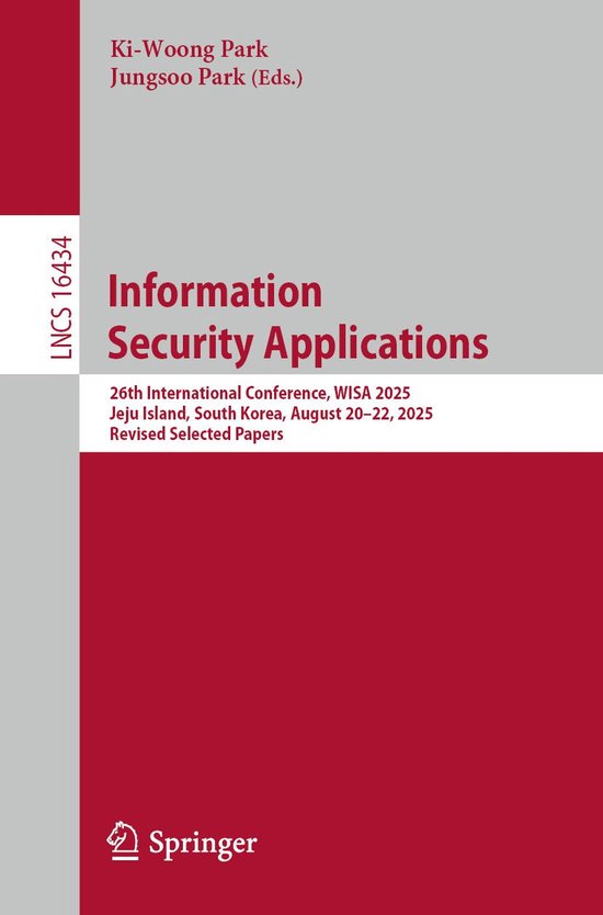 Springer Nature Proceedings Computer Science - Information S ... - cover