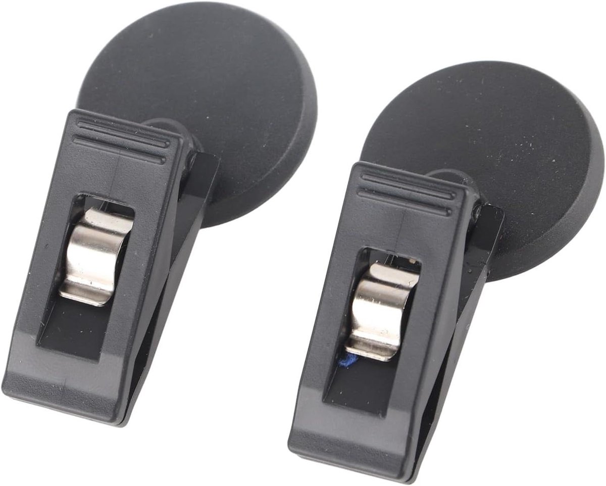 Parkeerkaarthouder - Documentenclip - Auto Organiseren - Sterke Zuignap - 35x30 mm - Zwart