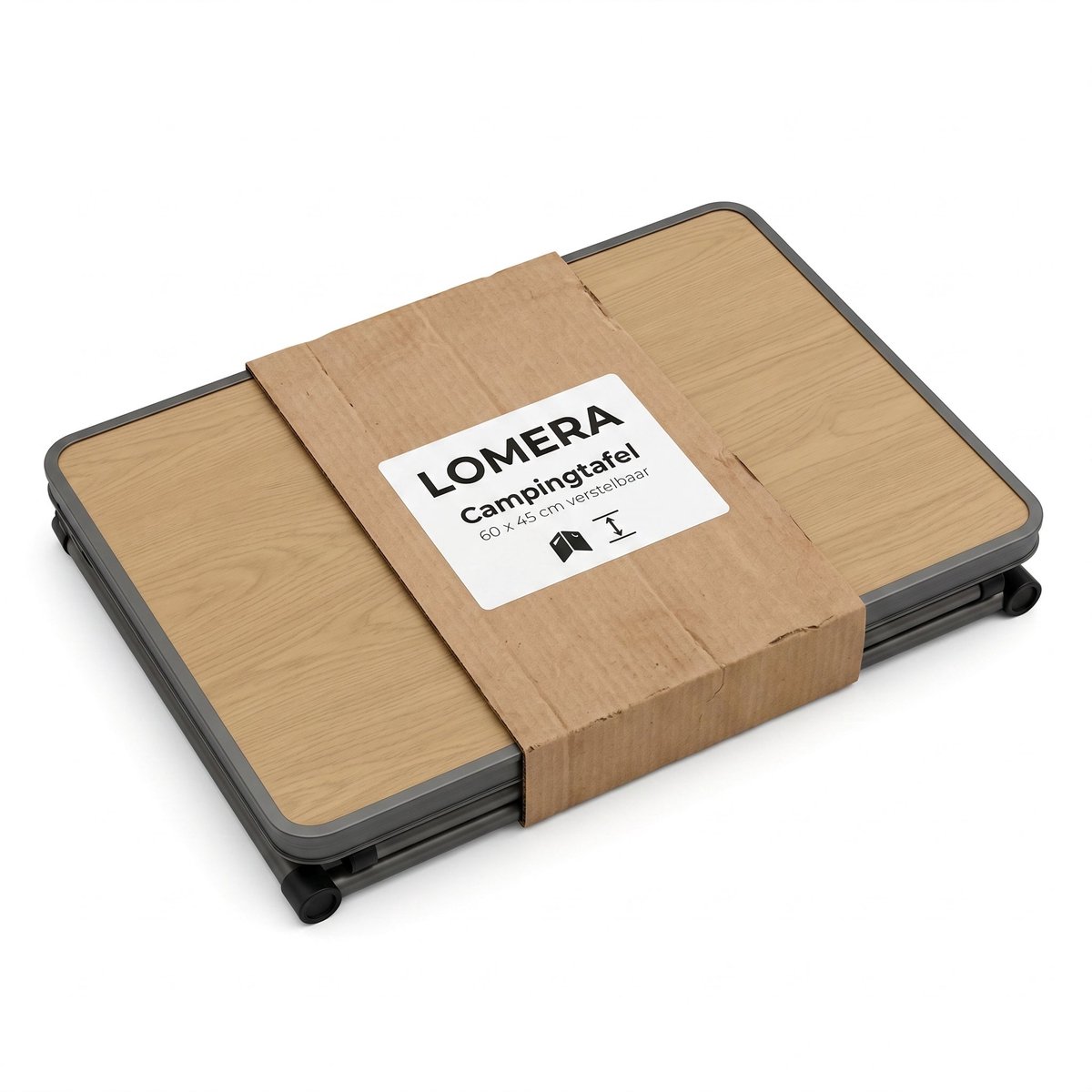 Lomera Campingtafel Hoogte Verstelbaar - Inklapbaar - Opvouwbaar - Kampeertafel - Klaptafel - Vouwtafel - Bijzettafel - Picknicktafel - Lichtgewicht - Draagbaar voor Camping - voor Buiten - voor Tuin - voor Picknick thumbnail 7