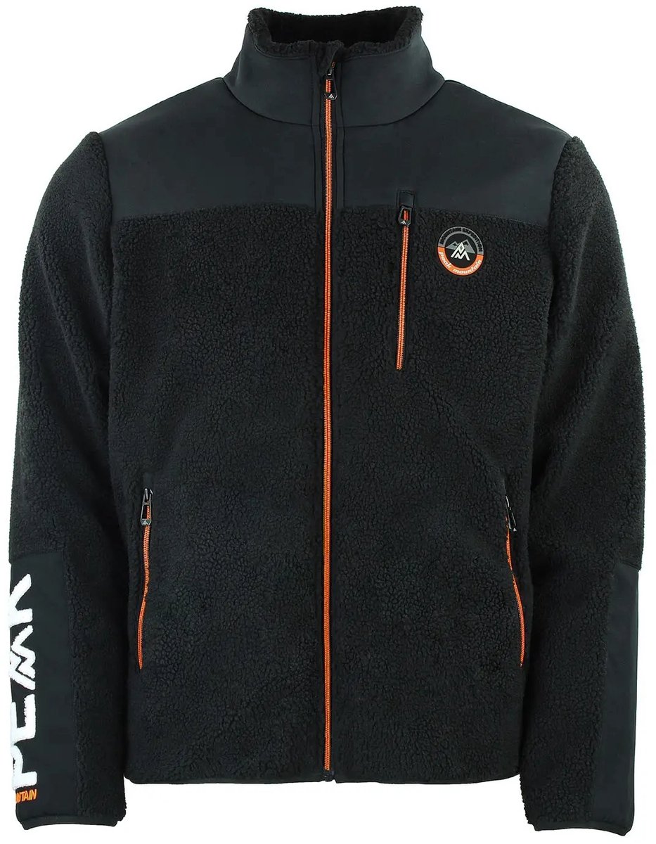 Fleece Peak Mountain Sherpa Zwart