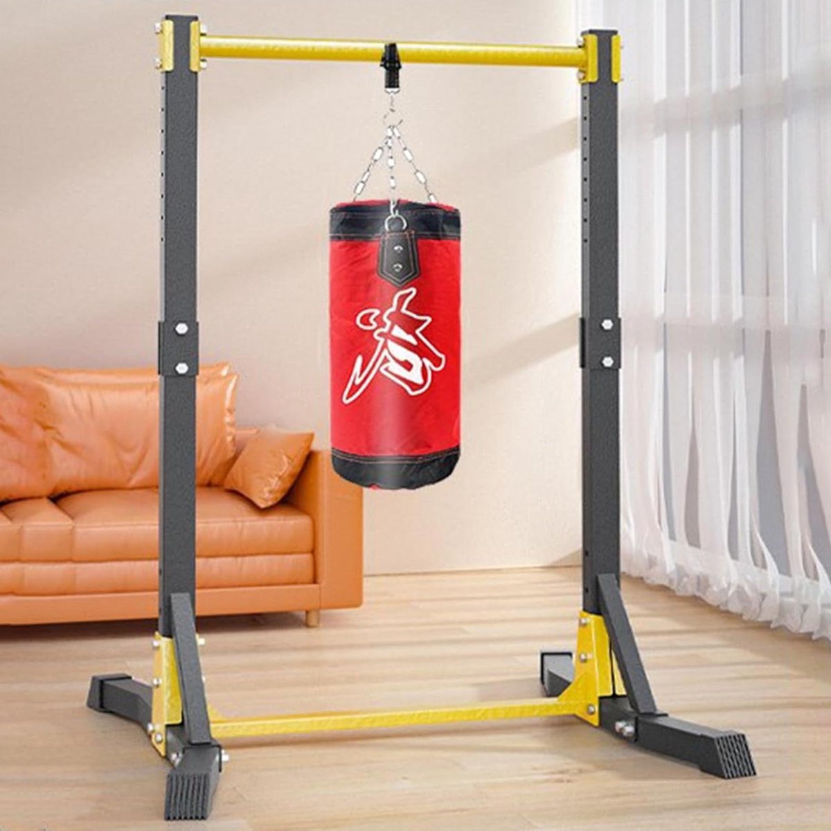 Krachtstation - Fitness Toren - Thuis Krachttraining - 11 Verstelbare Hoogtes - Tot 180 kg - Zwart