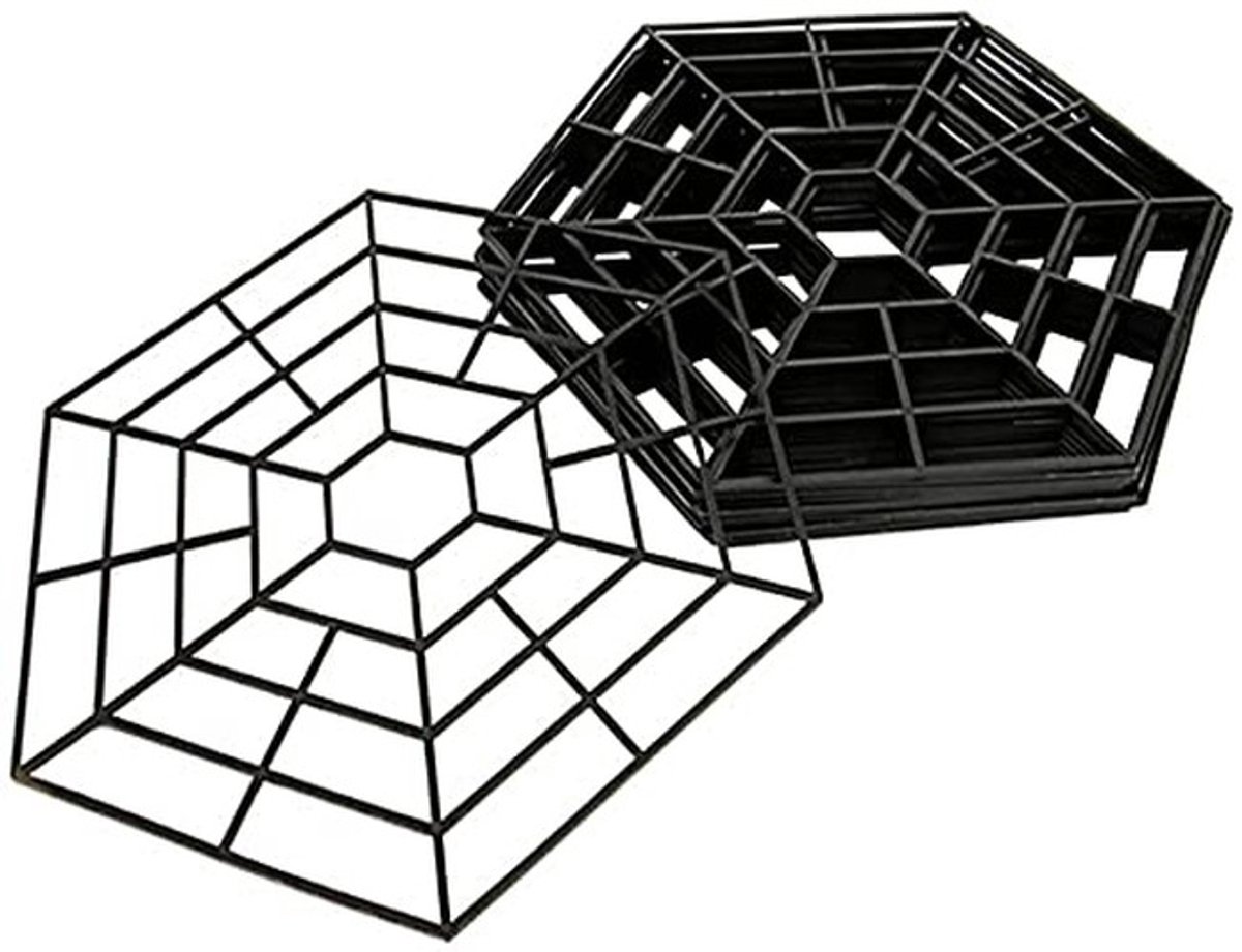 Solidchoice - Dailygoody - Drijvende vijverbeschermingsnetringen - Combineerbare vijverafdekkingsnet - Zwart - Visbescherming - Vogelnet - Geschikt voor vijvers - 2...