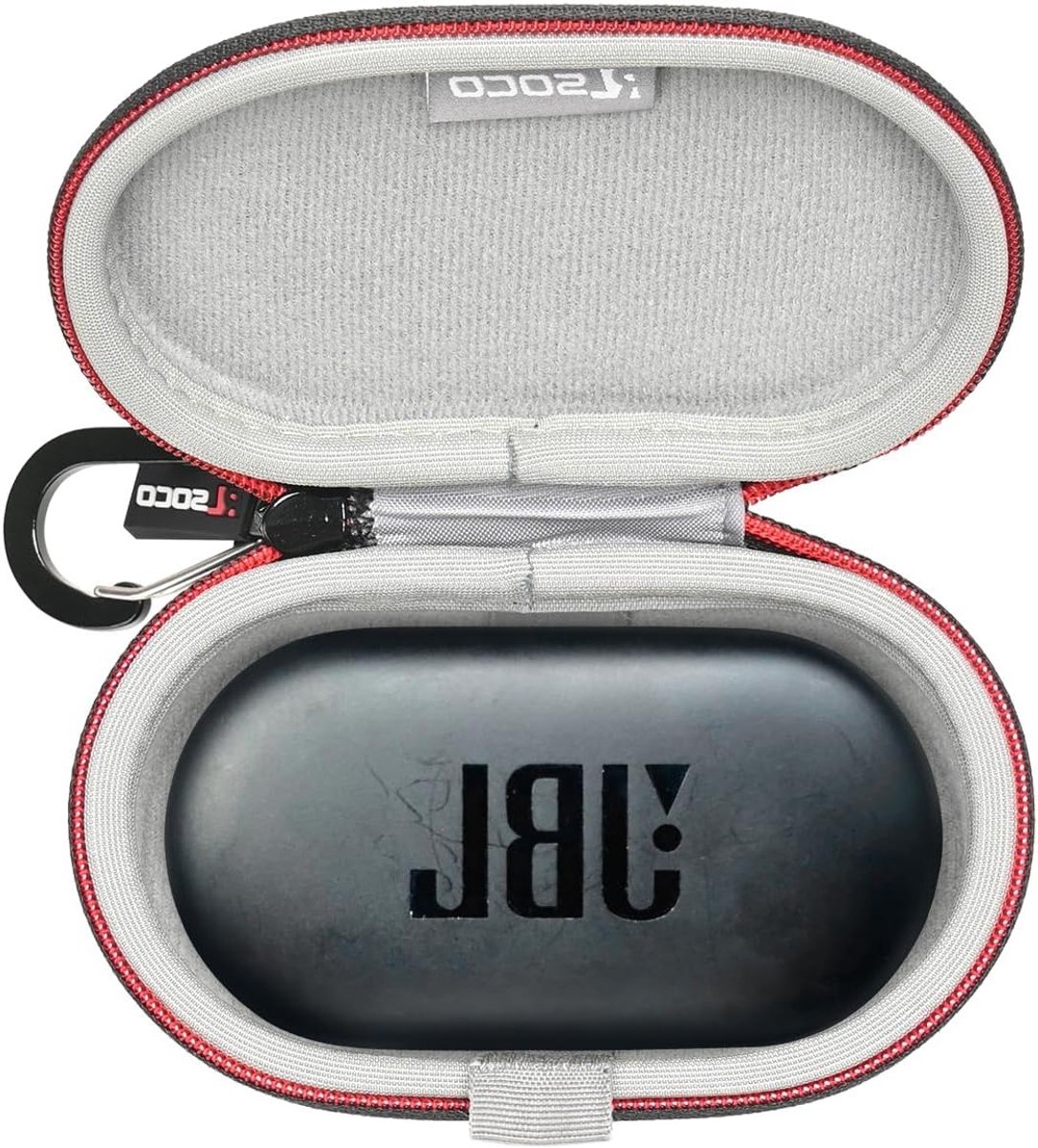 Draagbare oplaadcase voor draadloze open-ear Bluetooth oordopjes, geschikt voor Anker en JBL, zwart