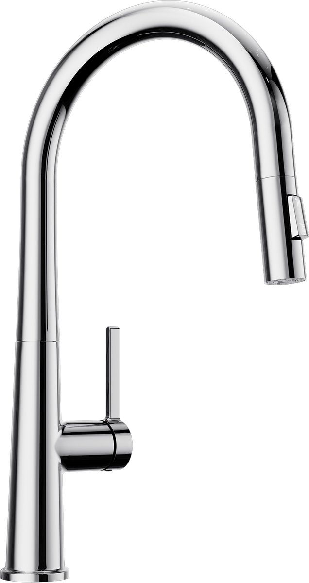 Cecipa Max Keukenkraan met Uittrekbare Uitloop - Chroom - 2 Straalstanden - 40 cm Uittrekb