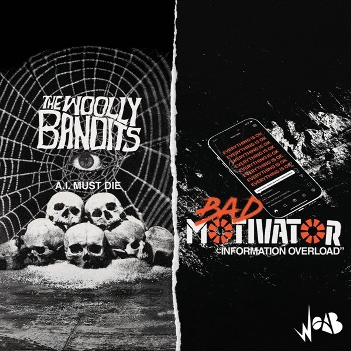 Bad Motivator & Wooly Bandits - Split (7" Single)
