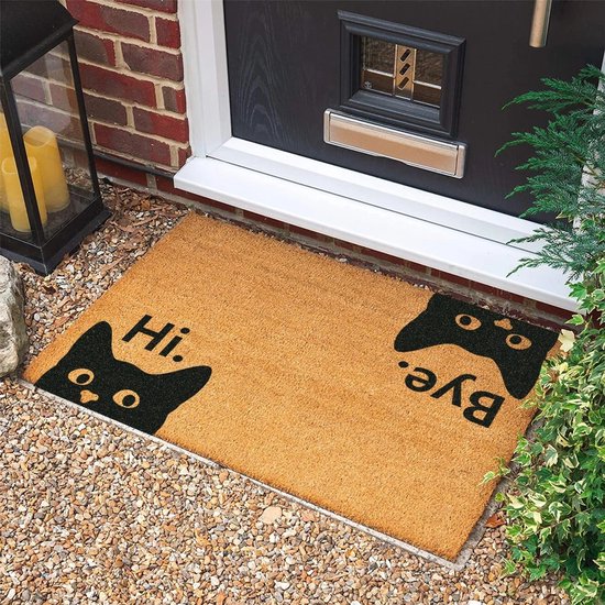 Paillassons - Tapis de sol épaissis - Tapis de bienvenue - Pour intérieur et extérieur 50 x 80 cm Paillasson - Tapis de bienvenue pour la porte d'entrée - Joli paillasson - Petit cadeau