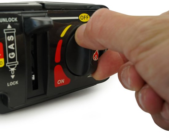 Kooktoestel op Gas - incl 12 Gasbussen - Krachtige brander van 2500W - Gas Stove - Camping Kooktoestel - Gaspit - Gasfornuis - Gasstel - Cooker - Draagkoffer — afbeelding 5