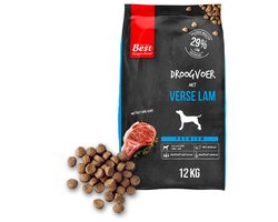 Best For Your Friend by Rosewood Hondenbrokken Lam 12 kg - Hondenvoer - Tarwevrij - 29% Verse Lam