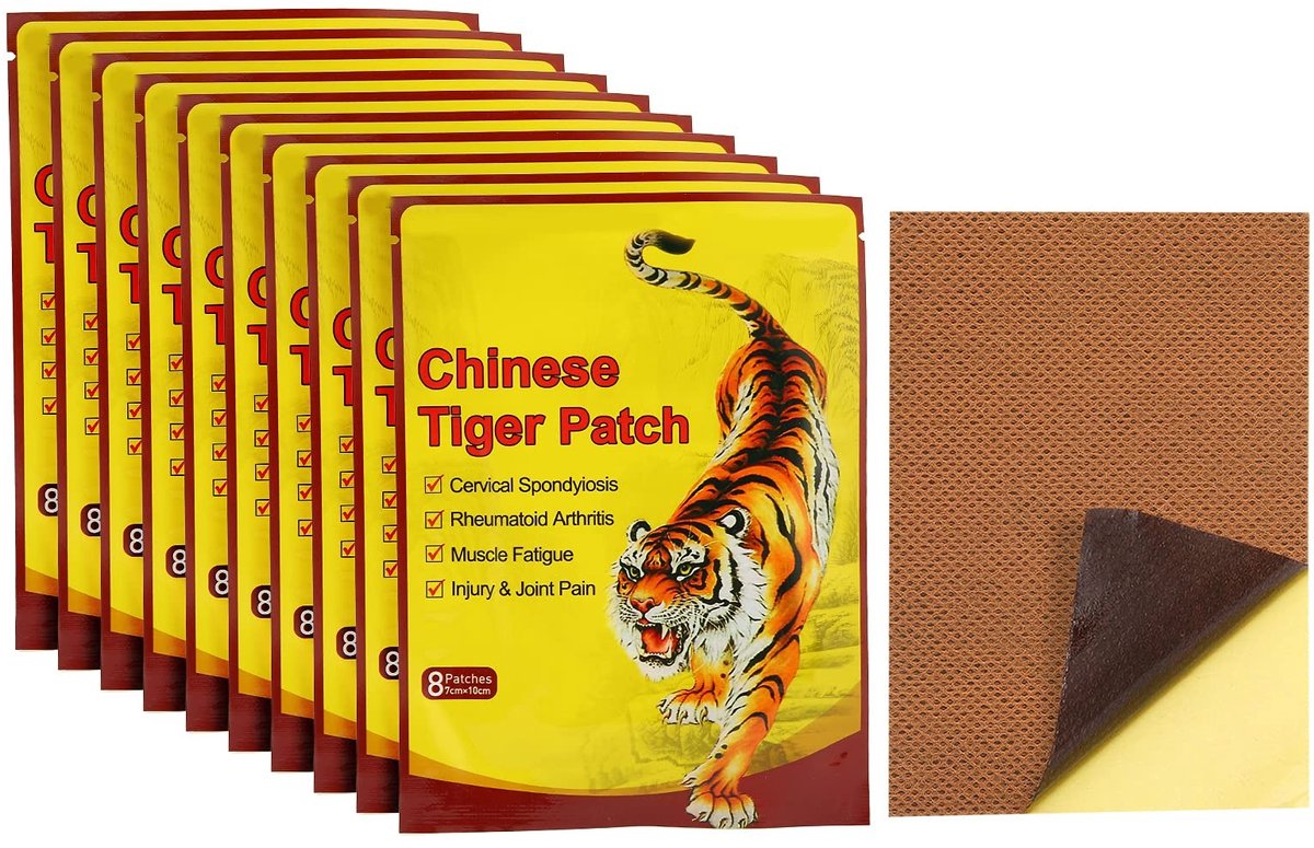 Store_7 - Pijnstillende Gips - Hot Patch - 80Pcs - Kruiden Gips voor Pijnbestrijding - Geschikt voor Schouder en Rug