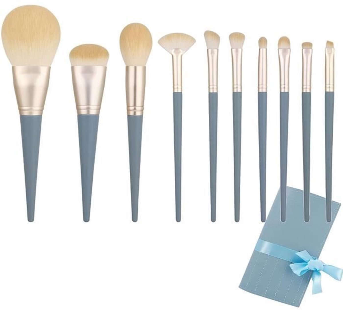 Make-upkwasten, make-upkwastensets, 10-delige make-upkwastenset, make-upkwastenbundels