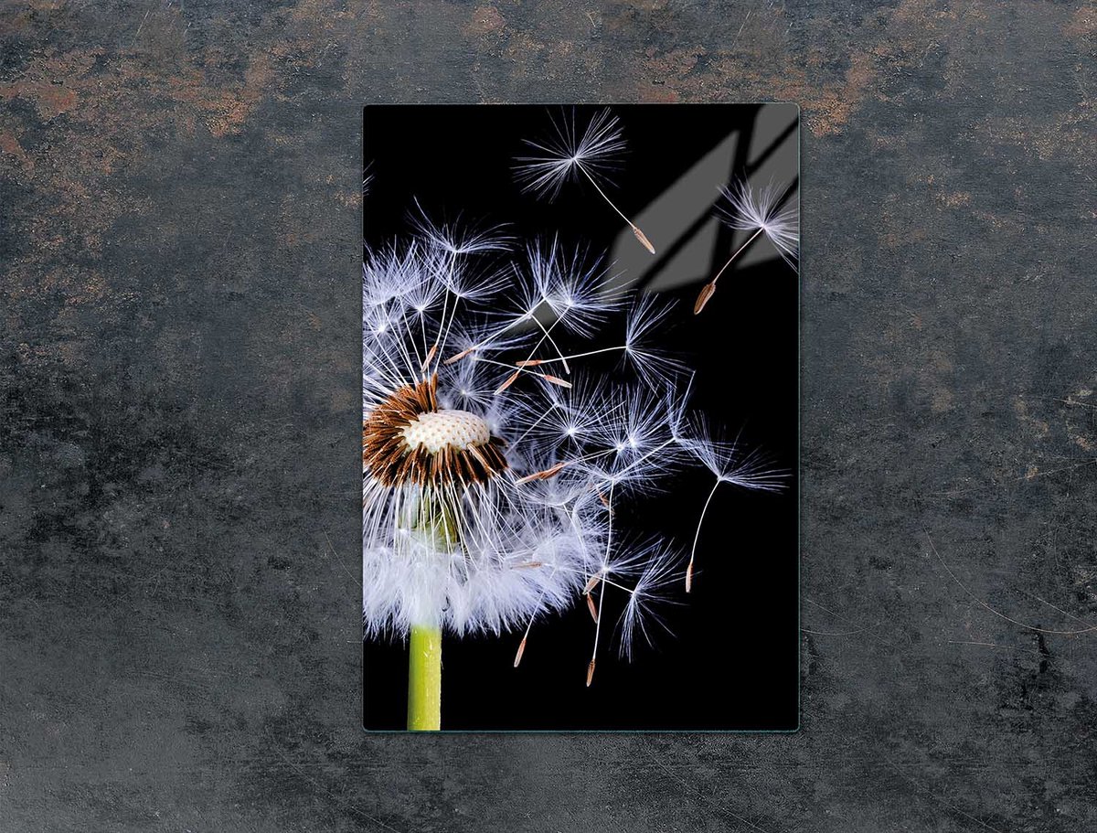 TMK ArtDeko - Snijplank - 35x52 cm - Kleur Bloem - Gehard Glas
