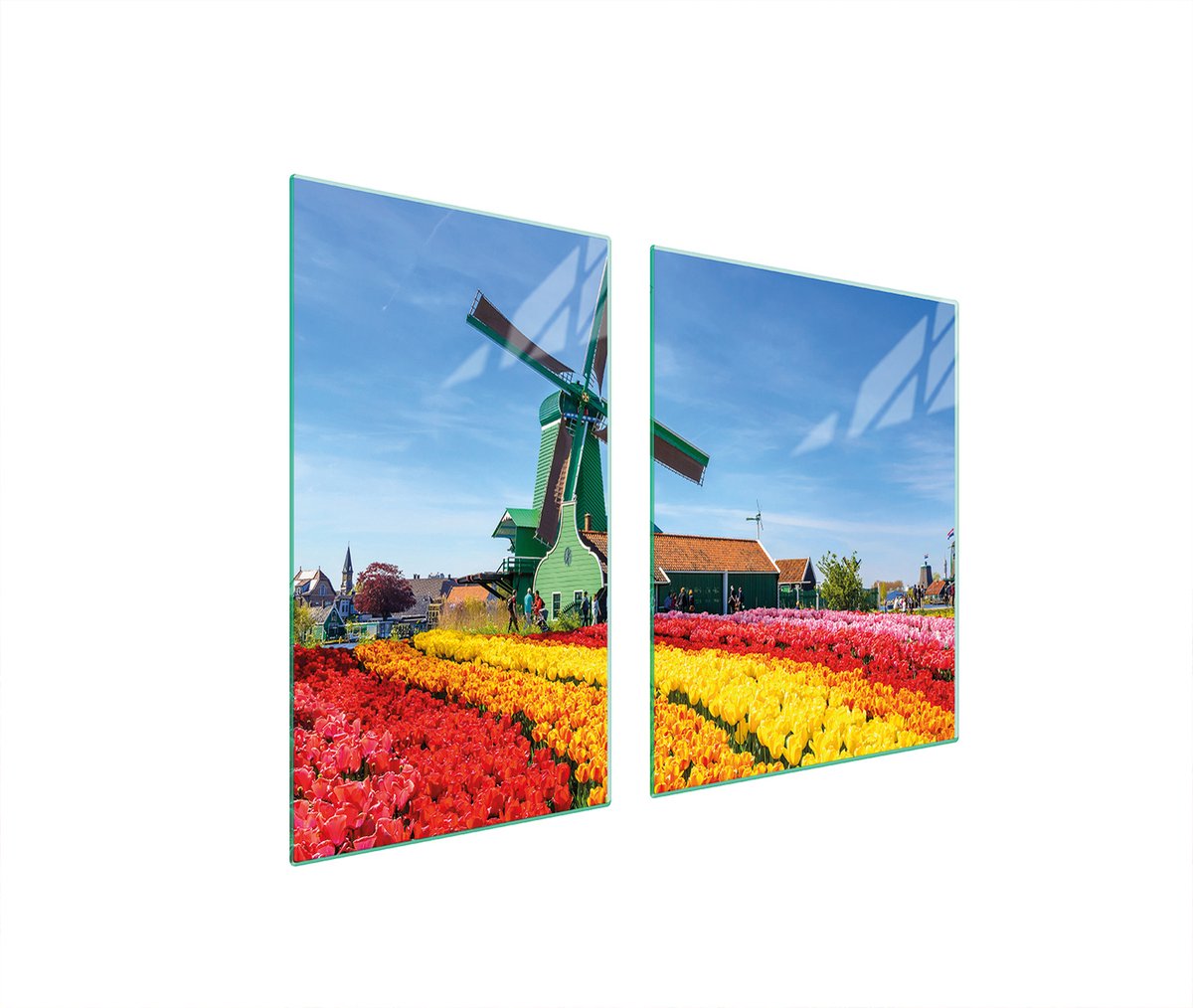 TMK ArtDeko Serie - Snijplank van Gehard Glas - 100x52 cm - Decoratieve Print