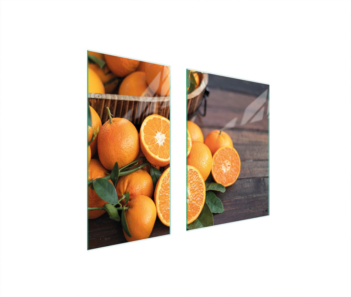 TMK ArtDeko - Snijplank van Glas - 75x52 cm - Fruitmotief