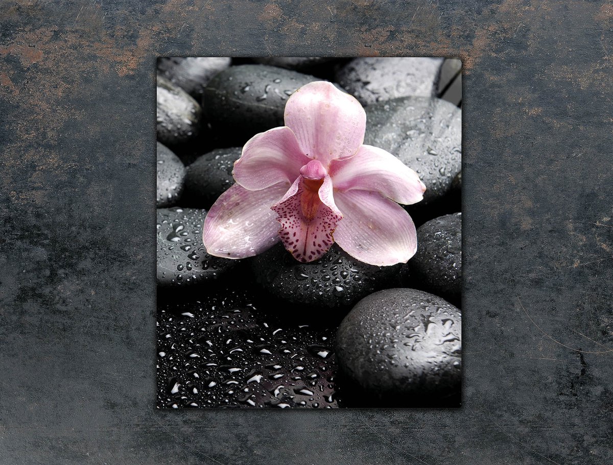 TMK ArtDeko - Snijplank - Orchidee Print - 45x52 cm - Gehard Glas