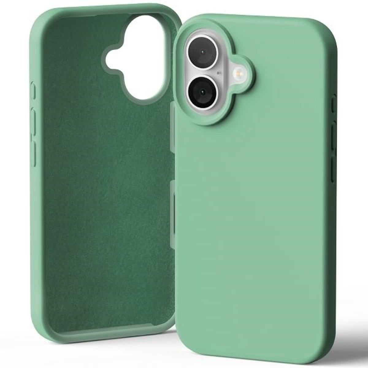 Mercury Siliconen Hoesje Voor Iphone 16 6.1 Inch Krasbescherming
