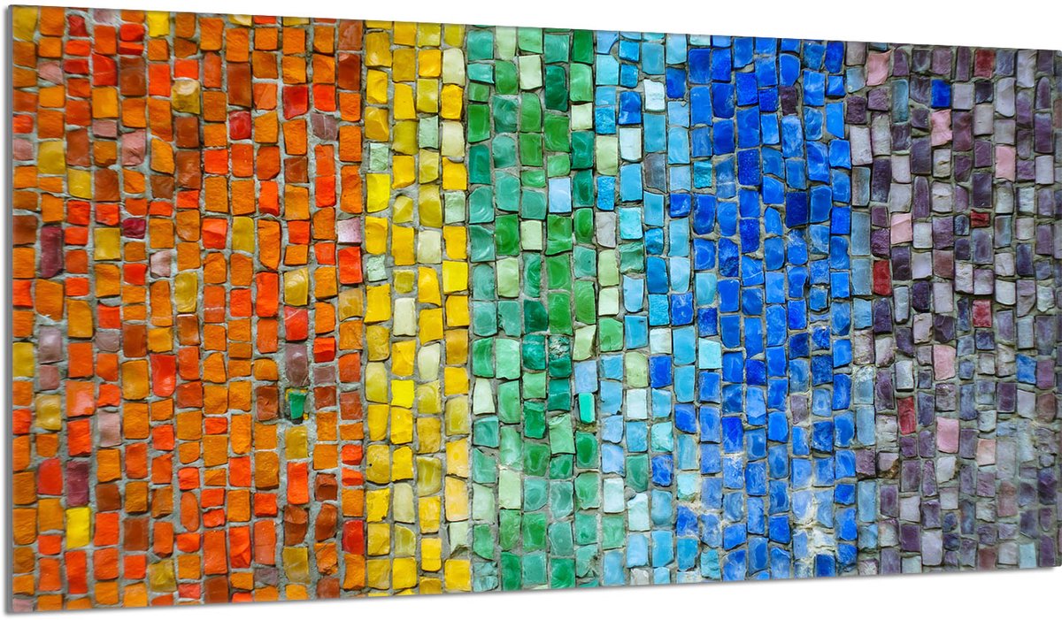 TMK ArtDeko - Glasplaat voor de Kookplaat - 90x52 cm - Kleurvol