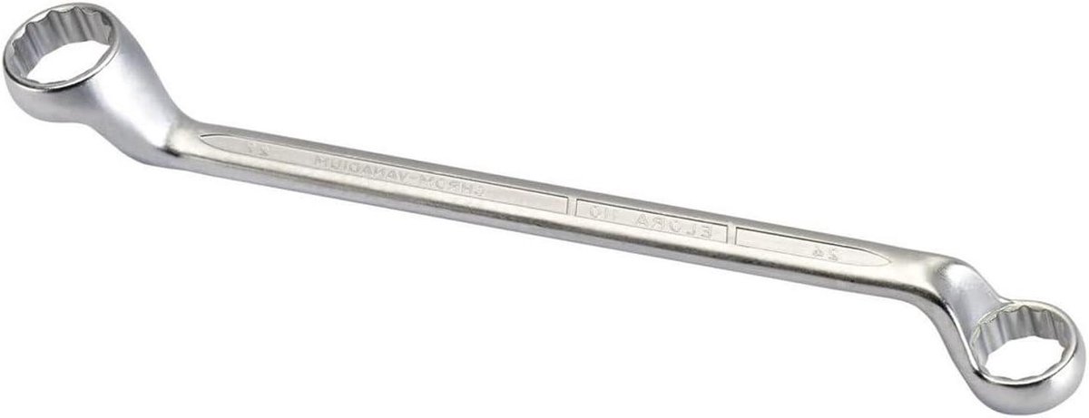 Ringsleutel - Steeksleutel - Vastzetten Moeren - Verchroomd Vanadiumstaal - 24mm x 27mm - Staal
