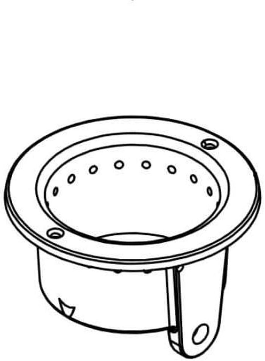 Kachel Onderdeel - Reserveonderdeel - Kachel Onderhoud - Origineel Gietijzer - Model A80-BRA-PFA - Zwart