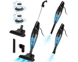 Aigostar 30ENC - 4-in-1 Steelstofzuiger - Stofzuiger Zonder zak - Hepa filter - 7 Meter Kabel - Vacuum Cleaner - 600W - Zwart