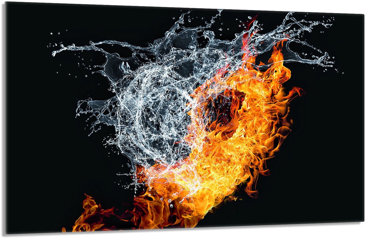 TMK ArtDeko Serie - Kookplaat Achterwand - 80x52 cm - Hartglas - Bescherming