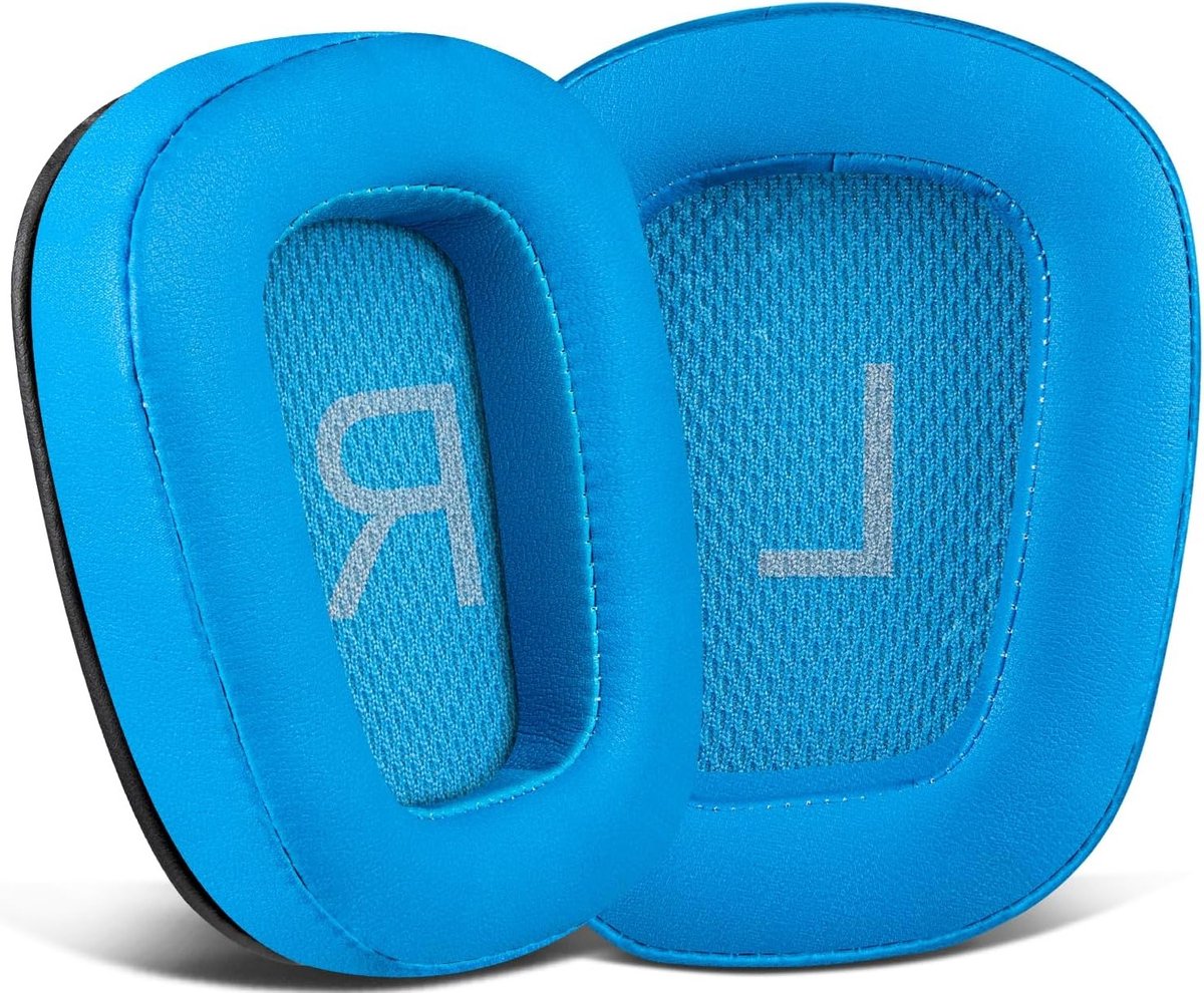 Vervangende Oorkussens van Kunstleer voor Logitech Gaming Headsets, Comfortabele Earpads voor G35 G930 G933 G935 G633 G635 G533 G430 G431 G432 G433 en G332 G230 G231 G233 Hoofdtelefoons