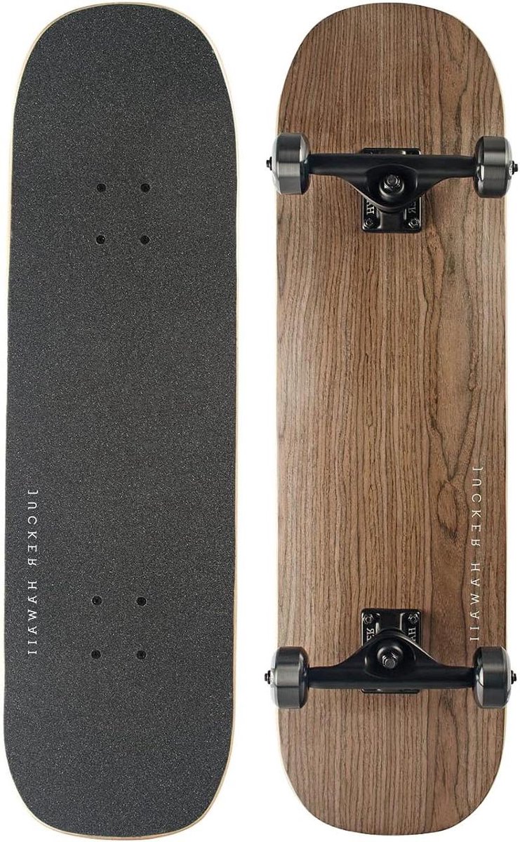 Compleet Skateboard Street Cruiser Stad cruisen Walnoot fineer 8.25 Inch breed