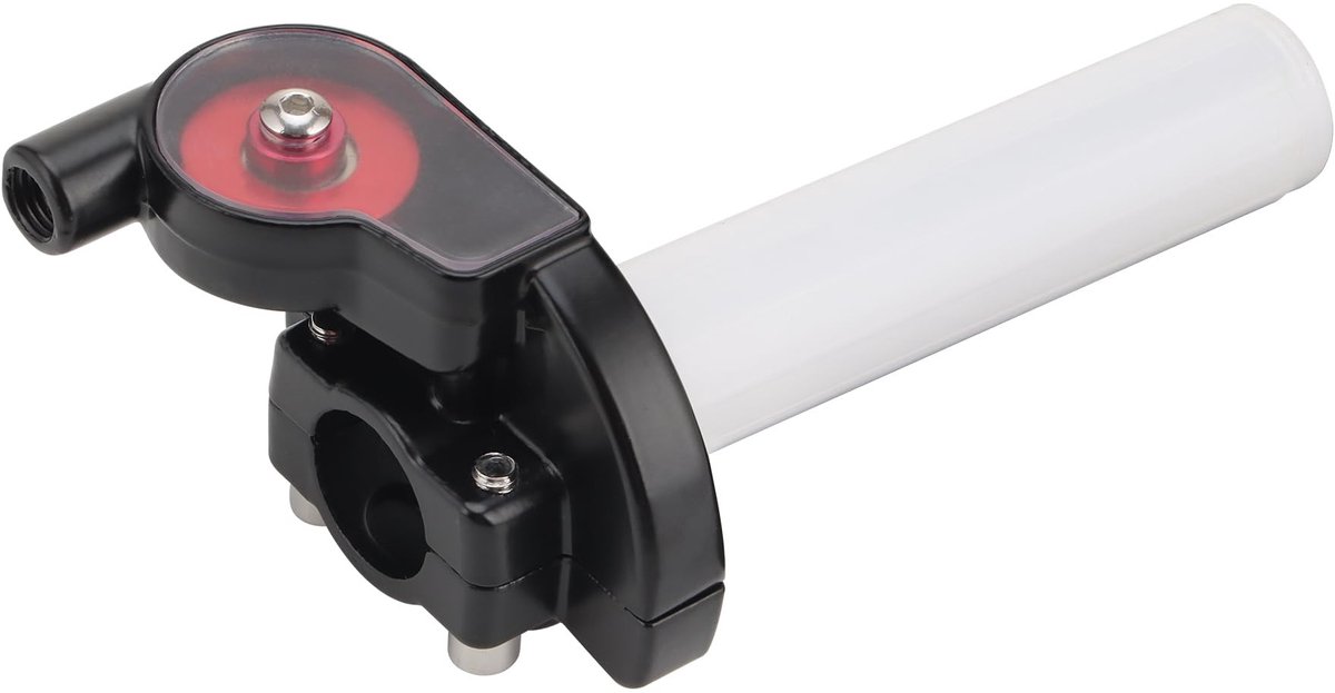 Allecto - Ungfu Mall Handlebar Gas Grip - Vervangingsonderdeel - 22mm - Duurzaam - Geschikt voor Motorfiets - Kleur Wit