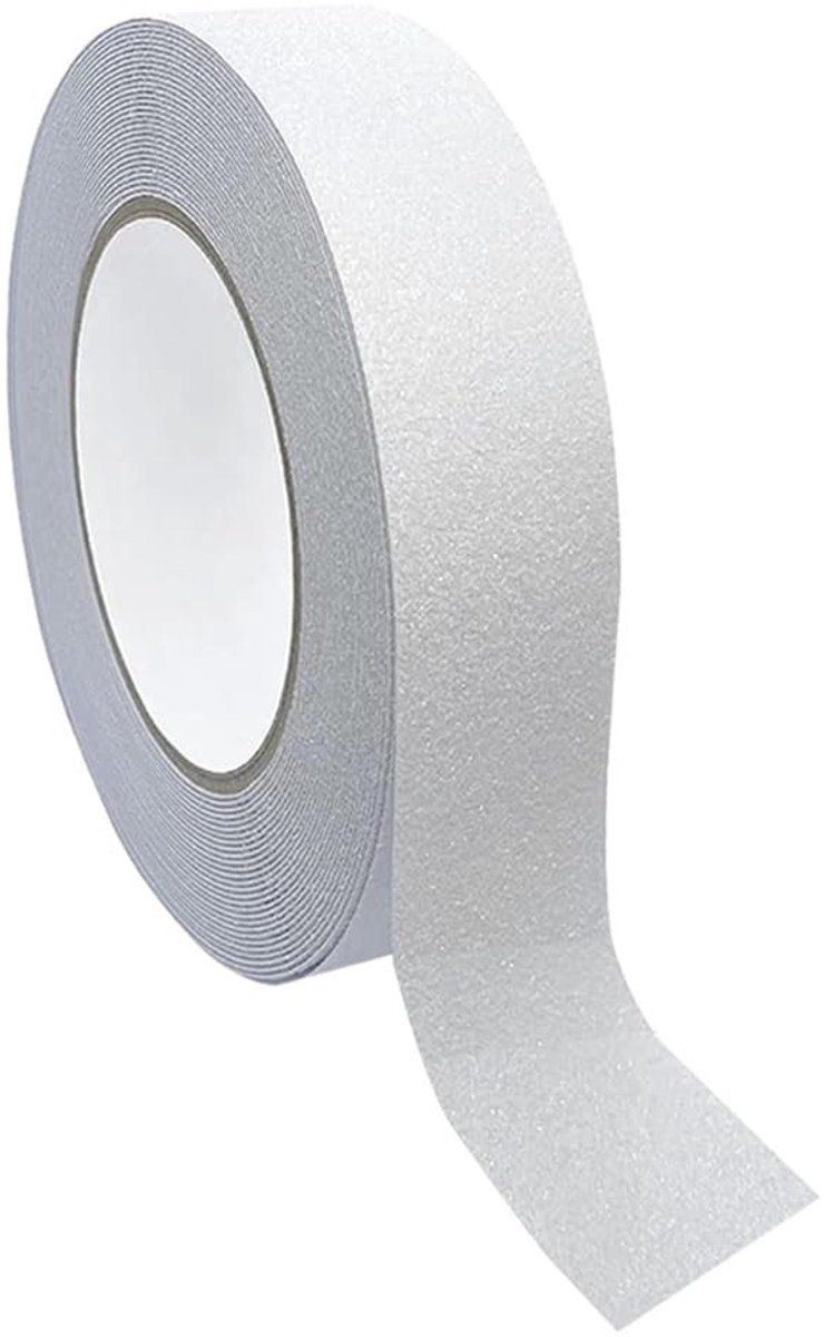 Allecto - Transparent Non-Slip Tape - Anti-Slip Tape - Voor binnen en buiten - 10m x 2.5cm - Waterproof - Veiligheidstape - Geschikt voor diverse o...