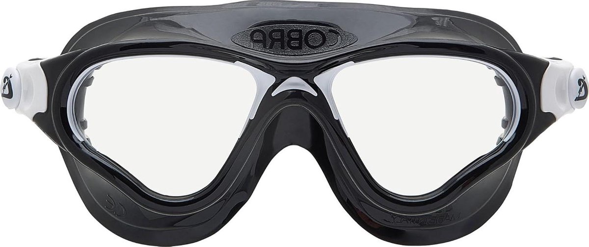 Zwembril Monoblock - Duikbril Zwemmen - Watersport - Anti-condens Behandeling - One Size - Zwart Roze
