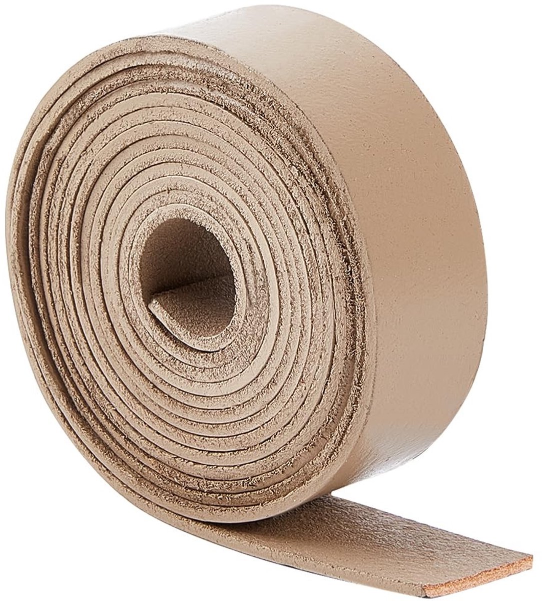 Allecto - Echt Lederen Strips - Plat Leren Band - 2 mm Dikke