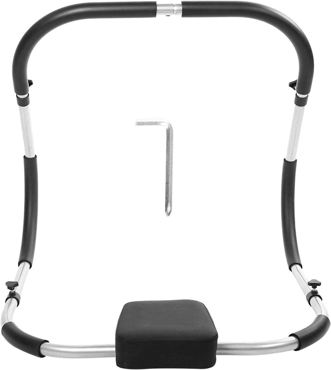 Buiktrainer Fitnessmachine - Buikspierbank Core Trainer - Thuistraining Spieropbouw - Opvouwbaar Ergonomisch Ontwerp - 275 kg - Zwart