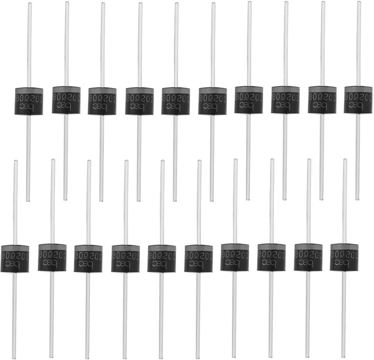 Schottky Diodes - Gelijkrichter Diodes - Circuit Ontwikkeling - Lage Doorslagspanning - 20A 60V - Zwart