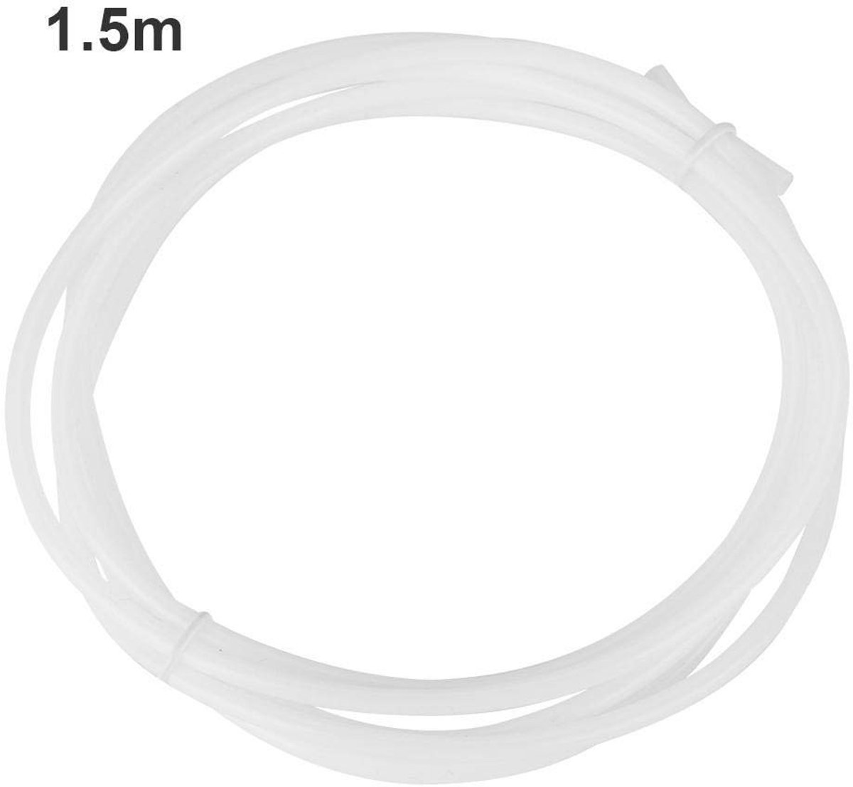 Allecto - PTFE-buis - Teflon-buis voor 3D-printer - Wit - 1,5 m - 1,75 mm filament - Hoge temperatuur weerstaan - Geschikt voor 3D-printen - Kleur wit