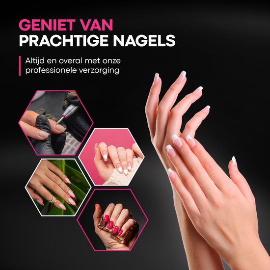 Beeperfect® Elektrische Nagelvijl - Nagelfrees - Nagelvijl - Manicure en Pedicure set - 12 Bitjes en 60 Schuurrolletjes - 3 Extra Accessoires - 20.000RPM