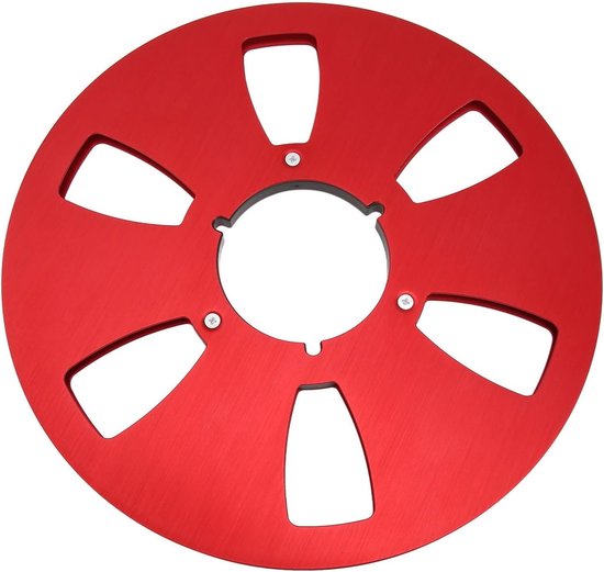 Lege Spoel met 6 Gaten, Laag Geluid 1/4 10.5 Inch Winding Coil voor Reel-to-Reel Tape Speler, RVS Schroeven en Onderdeel van Merkloos — afbeelding 4