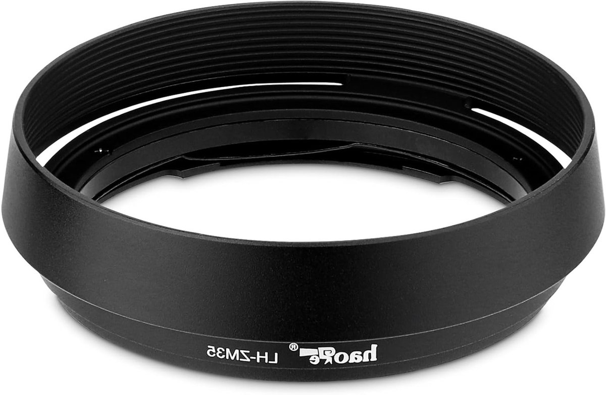Metalen ronde lenskap voor 35mm f1.4 ZM lens - Bescherming, vermindert lensflare en verbetert beeldkwaliteit