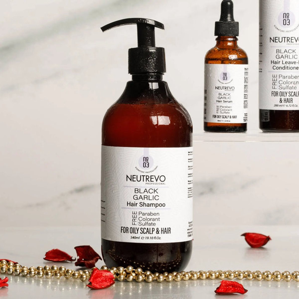 Neutrevo Professional Black Garlic Hair Shampoo