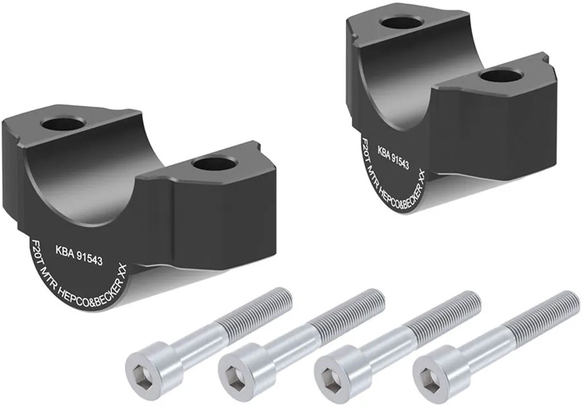 Hepco Becker Yamaha Xsr 900 16-25 +20mm Stuurverhoger Zwart