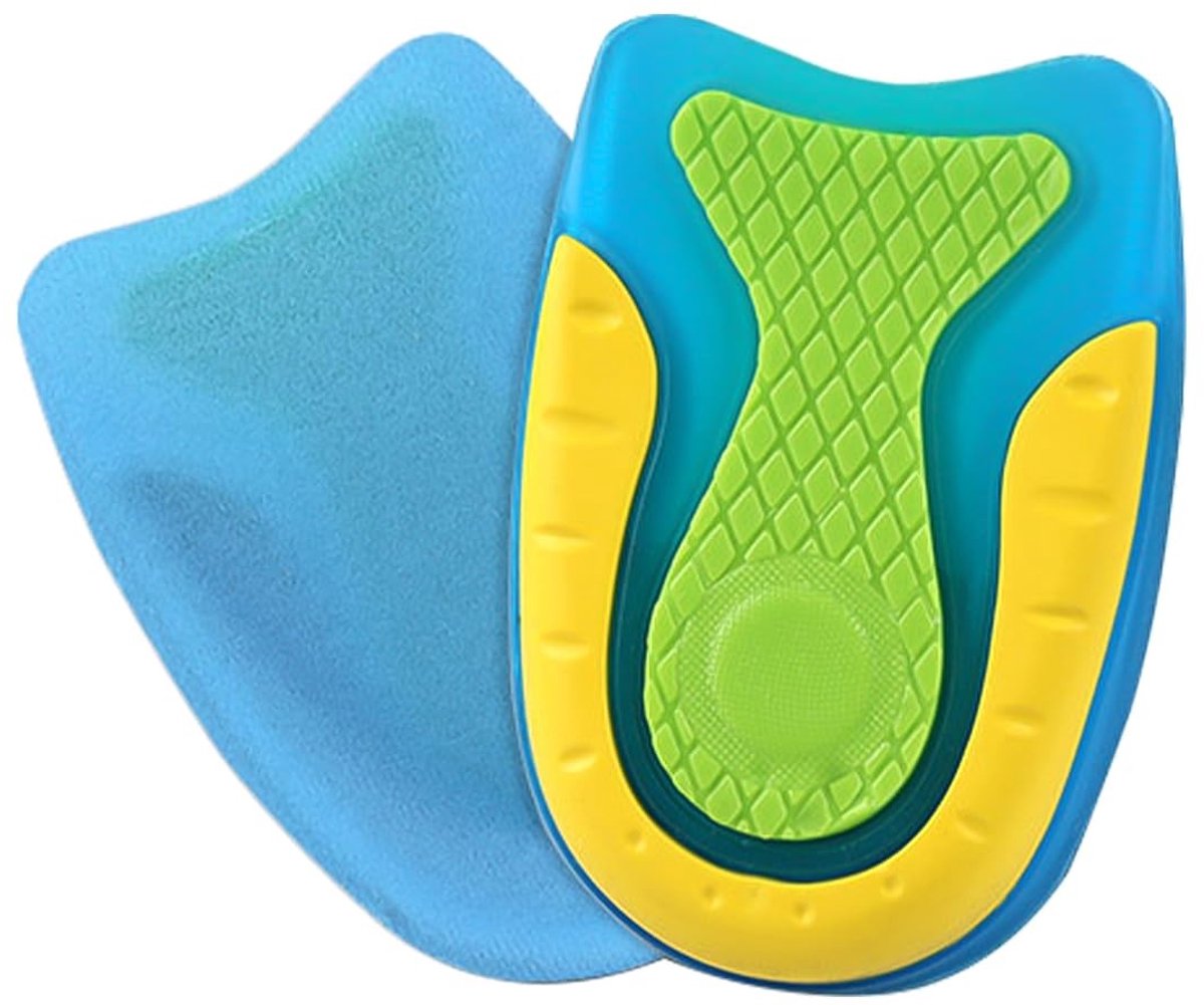 Dailygoody - Hielspoor inlegzolen - Siliconen gel kussentjes - Comfortabele ondersteuning - Zacht en ademend - Geschikt voor schoenen - 5 paar inlegzo