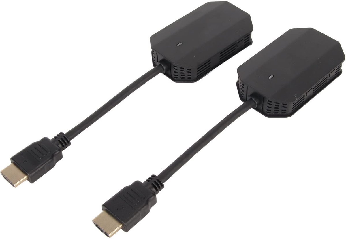 Dailygoody - Draadloze HDMI-zender en -ontvanger - 4K streaming - Compact en gebruiksvriendelijk - Geschikt voor monitor en projector - Screen mirrori.