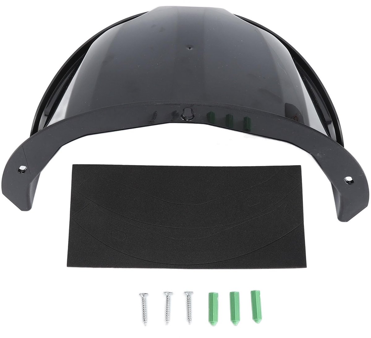 Dailygoody - Universele Camera Afdekking - Zon en Regen Bescherming - Weerbestendig - Zwart - Beveiliging Camera Hoes - Geschikt voor Dome Camera's - ...