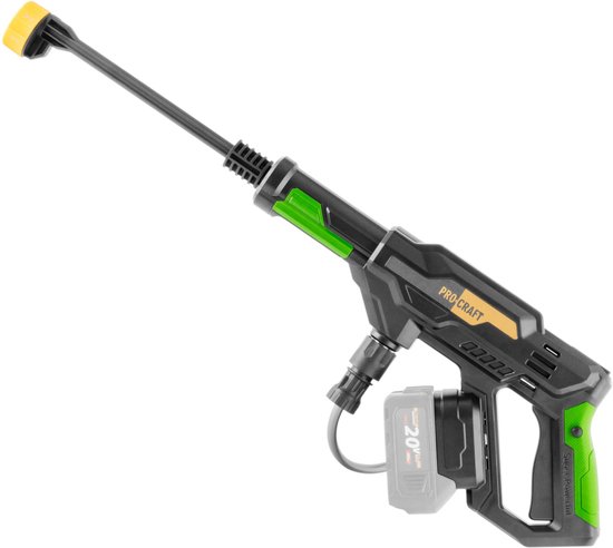 Procraft CW20bb accu-hogedrukreiniger 20 V 30 bar 180 l/u borstelloos + 2x accu 4,0 Ah + oplader + koffer van Procraft — afbeelding 5