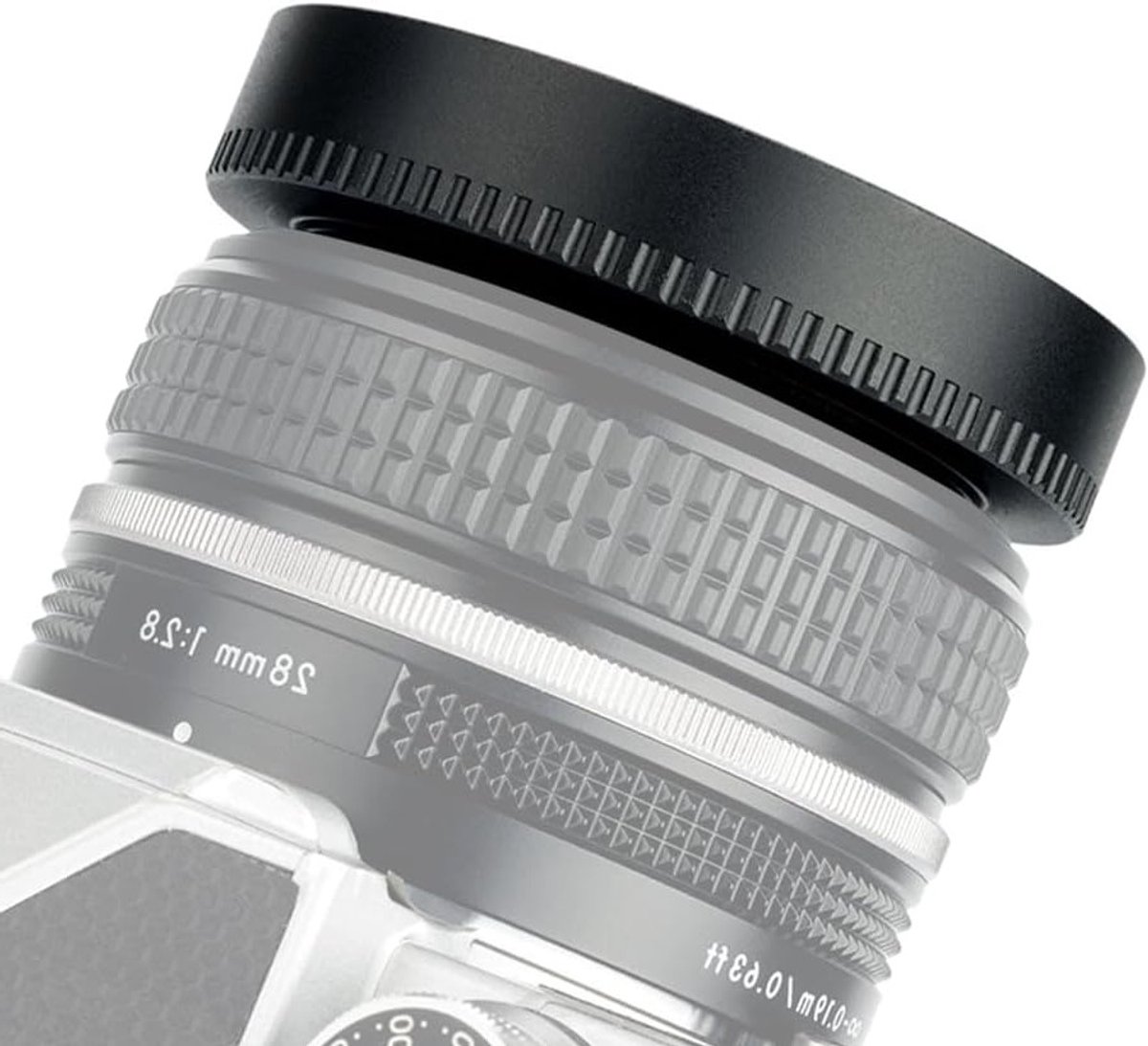 Metaal Schroeflenshood voor Nikon Nikkor Z 28mm f/2.8, Z 40mm f/2 en Z DX MC 35mm f/1.7