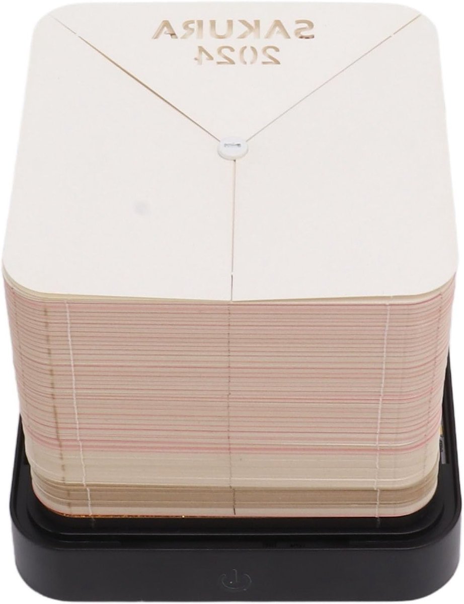 3D Paper Art Calendar, Durable Decoration Wear-resistant Multifunctional Stylish 2024 Calendar Memo Pad for Desk (Pink) Daily Decoration