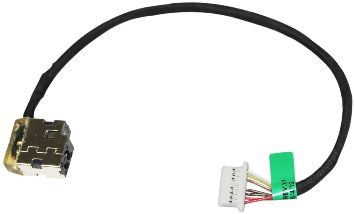 Dailygoody - DC Jack Kabel Vervanging - Hoogwaardige Kwaliteit - Geschikt voor HP 255 G6 - 931613001 - 799749T17 - 799749S17 - 1 Stuk