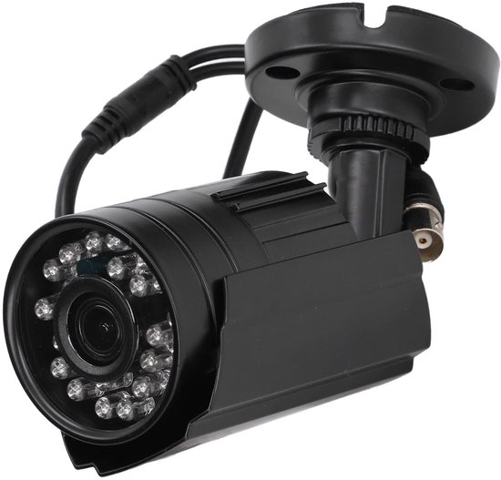 Dailygoody - Analoge CCTV-camera - Waterdichte beveiligingscamera met nachtzicht - 2 MP - Voor binnen en buiten - IP66 - Helder beeld — afbeelding 3