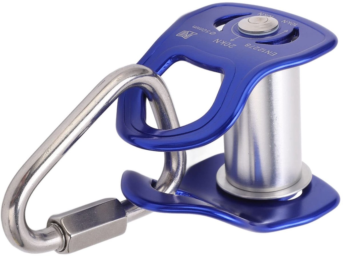 Dailygoody - Outdoor Sport Katrol - Aluminium Slider Zipline - Ideaal voor Obstakelbanen - Voor Kinderen en Volwassenen - Voor Indoor en Outdoor Gebrui