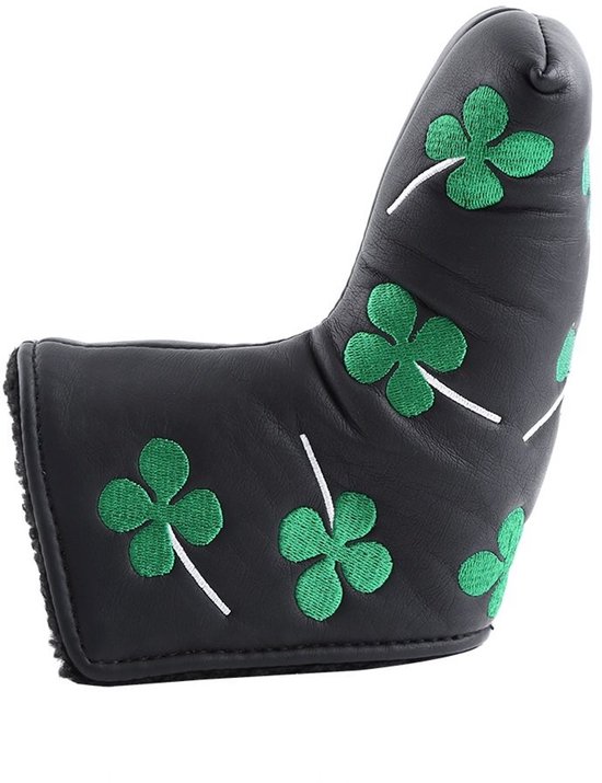 Dailygoods- Putter Cover PU - Golf Headcover - Blade Cover - Zwart - Lichtgewicht - 17,5 cm x 15 cm - Golfclubhoes van Dailygoods — afbeelding 5
