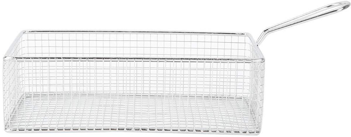 Dailygoods- Frituurmand Mini - Frituurmand voor Frituurpan - Roestvrij Staal - 10 x 8 cm - Multifunctioneel - Ideaal voor Snacks - Frietmand