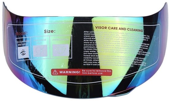 Dailygoody - Helm Visor - Vervangende Lens - Geschikt voor AGV K5 K3SV - Tawny en Zilver - Hoge kwaliteit - Bescherming - Accessoire